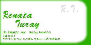 renata turay business card